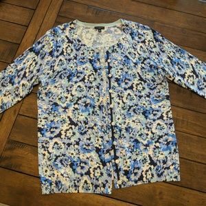 Talbots 3/4 length sleeve cardigan